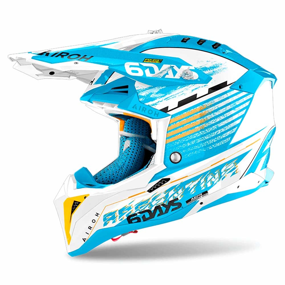 Airoh AVIATOR 3 Six Days Argentina 2023 Dirt Bike Helmet - Gloss - Sale