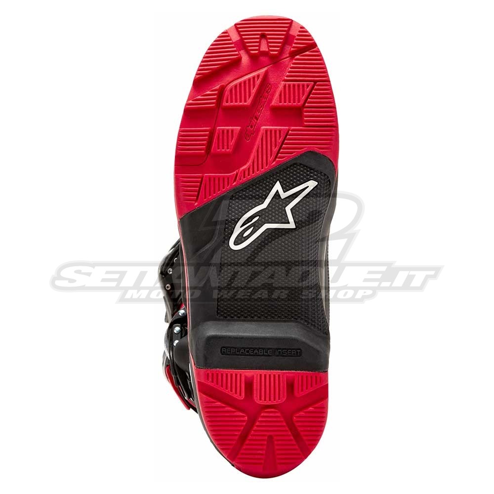 Stivali Alpinestars HONDA TECH 7 ENDURO DRYSTAR - Nero Rosso Vivo - Offerta