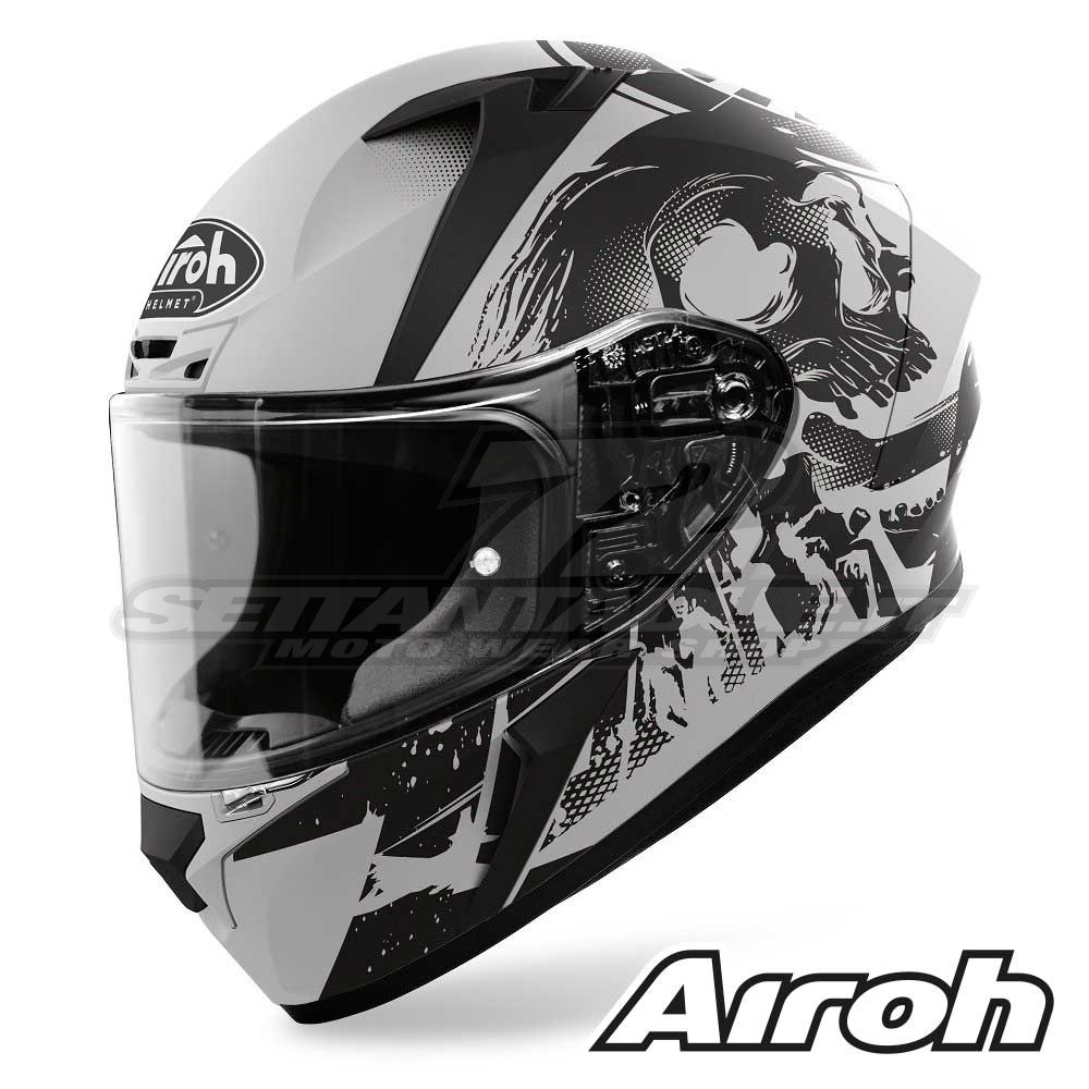 Casco Integrale Moto Airoh VALOR Akuna Giallo Fluo Lucido Vendita