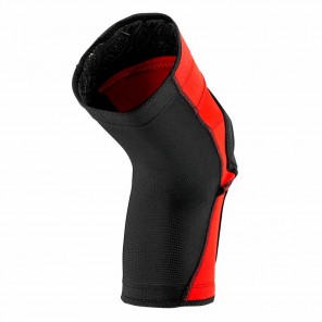 Ginocchiere 100% RIDECAMP Knee Guard - Rosso Nero