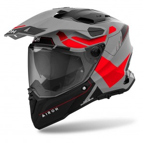 Casco Moto Airoh COMMANDER 2 Reveal - Rosso Fluo Opaco - Offerta