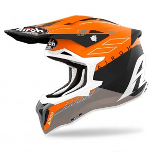 Casco Motocross Airoh STRYCKER Skin - Arancione Opaco - Offerta Online