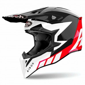 Casco Motocross Airoh WRAAAP Reloaded - Rosso - Offerta Online