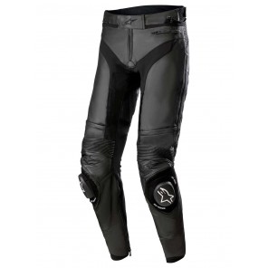Pantaloni Pelle Moto Alpinestars MISSILE V3 (Taglia Corta) - Nero Nero - Offerta Online
