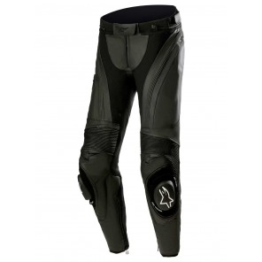 Pantaloni Pelle Moto da Donna Alpinestars STELLA MISSILE V3 - Nero Nero - Offerta Online