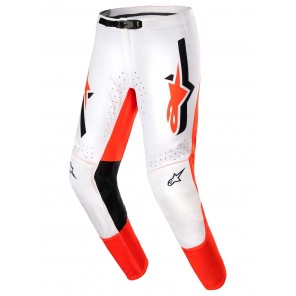 Pantaloni Motocross Alpinestars SUPERTECH WARD - White Hot Orange - Offerta Online