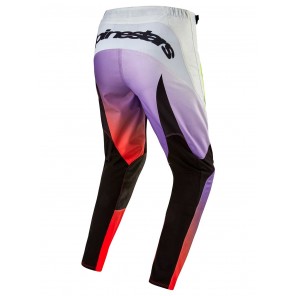 Pantaloni Alpinestars FLUID LUCENT - Bianco Rosso Neon Giallo Fluo