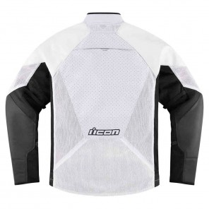 Giacca Pelle Icon MESH AF - Bianco