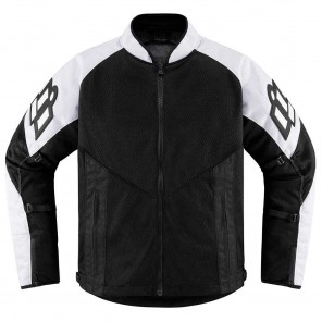 Giacca Moto Icon MESH AF CE - Bianco - Offerta Online