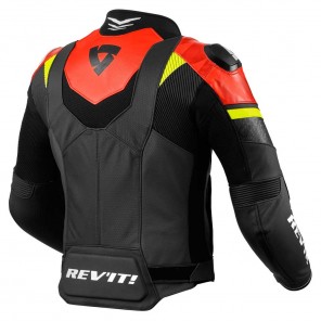 Giacca REV'IT! HYPERSPEED 2 AIR - Nero Rosso Neon