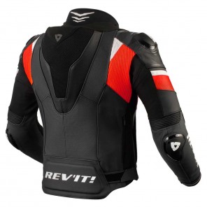 Giacca REV'IT! HYPERSPEED 2 PRO - Nero Rosso Neon