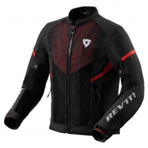 Giacca Moto REV'IT! HYPERSPEED 2 GT AIR - Nero Rosso Neon - Offerta