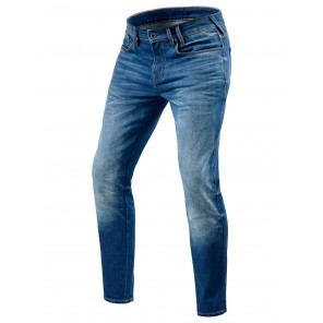 Jeans Moto REV'IT! CARLIN SK - Blu Medio Slavato - Offerta Online