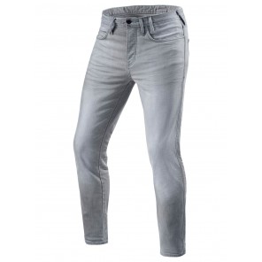 Jeans Moto REV'IT! PISTON 2 SK (Taglia Corta) - Grigio Chiaro Slavato - Offerta Online