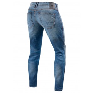 Jeans REV'IT! PISTON 2 SK - Blu Medio Slavato