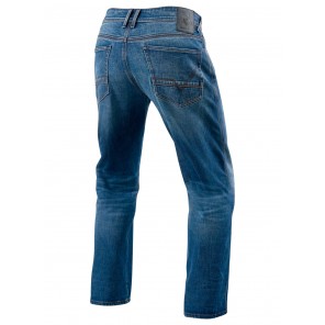 Jeans REV'IT! PHILLY 3 LF (Taglia Lunga) - Blu Medio Slavato
