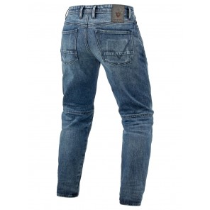 Jeans REV'IT! RILAN TF (Taglia Corta) - Medium Blue Vintage
