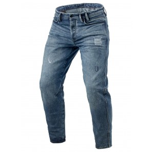 Jeans Moto REV'IT! RILAN TF (Taglia Corta) - Medium Blue Vintage - Offerta