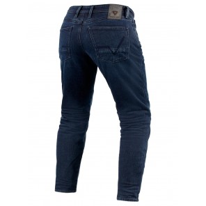 Jeans REV'IT! ORTES TF (Taglia Lunga) - Dark Blue Black Used
