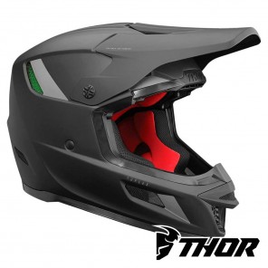 Casco Motocross Thor REFLEX BLACKOUT - Nero