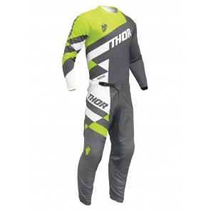 Completo Cross Bambino Thor YOUTH SECTOR CHECKER - Carbone Acid - Offerta Online