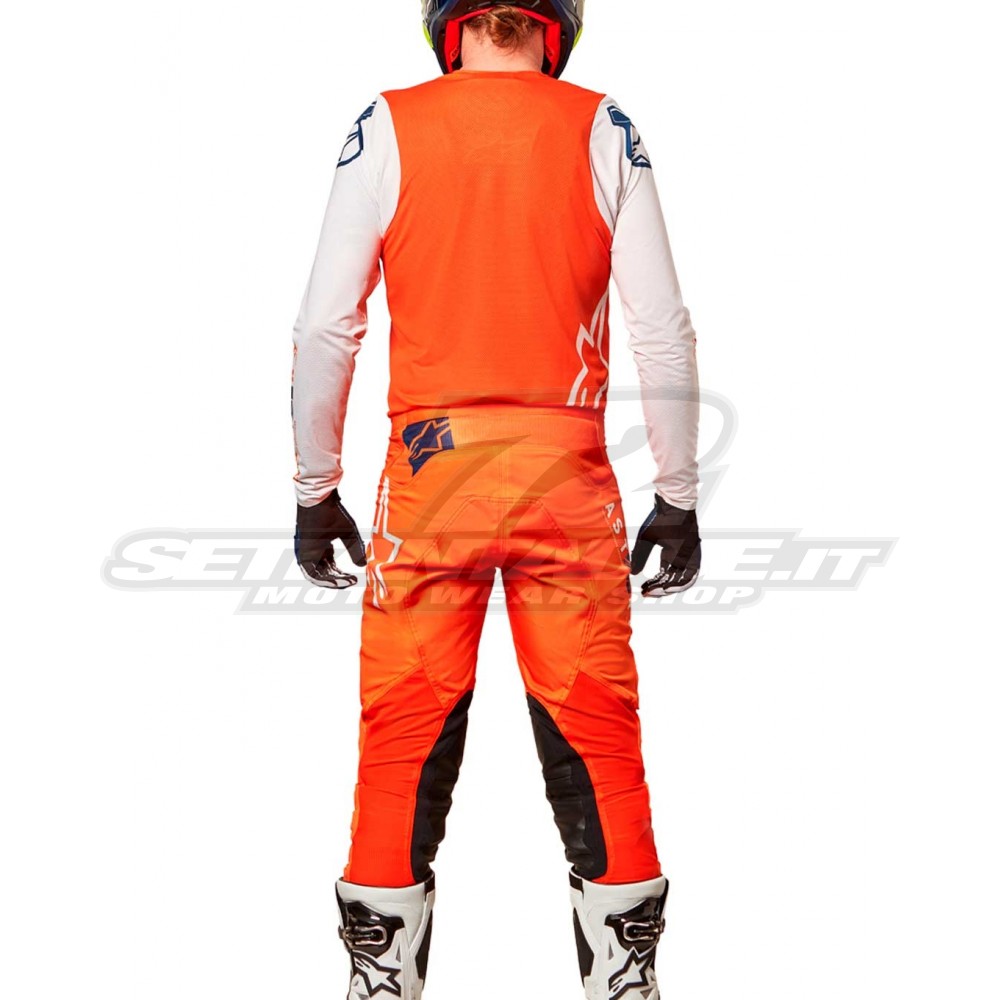 Alpinestars SUPERTECH FOSTER Motocross Kit - White Orange White