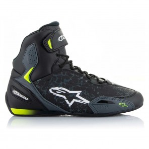 Alpinestars FASTER-3 Shoes - Black Yellow Fluo
