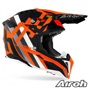 Airoh AVIATOR 3 Rainbow Helmet - Orange Matt