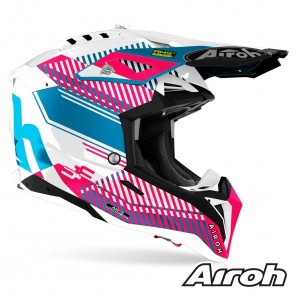 Airoh AVIATOR 3 Wave Helmet - Pink Chrome