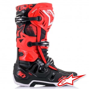 Alpinestars TECH 10 Boots - Red Black