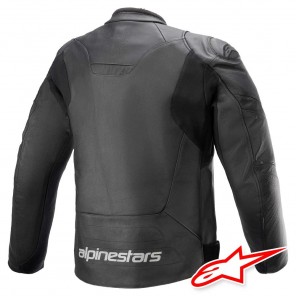 Alpinestars FASTER V2 Leather Jacket - Black Black