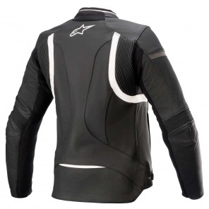 Alpinestars STELLA KIRA V2 Leather Jacket - Black White