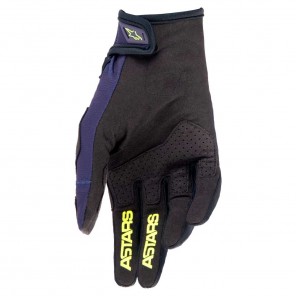 Alpinestars TECHSTAR Gloves - Night Navy Yellow Fluo
