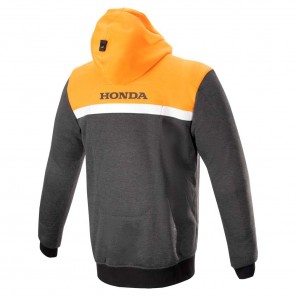 Alpinestars HONDA CHROME STREET Hoodie - Black Melange Orange