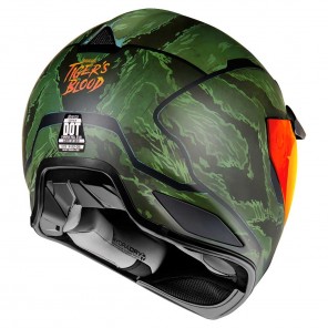 Icon DOMAIN Tiger's Blood Helmet - Green