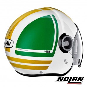 Nolan N21 VISOR Flybridge 67 Helmet - Metal White Gold