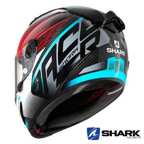 Shark RACE-R PRO CARBON ASPY Helmet - Black Red Blue