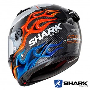 Shark RACE-R PRO CARBON Replica Lorenzo 2019 Helmet - Black Blue Red