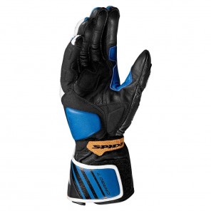 Spidi CARBO 7 Leather Gloves - Blue Gold