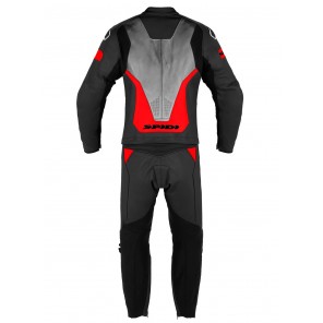 Spidi LASER TOURING 2pc Leather Suit - Red Black