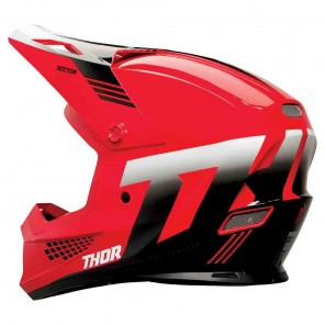 Thor SECTOR 2 CARVE Helmet - Red White