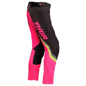 Thor WOMEN'S PULSE REV Pants - Charcoal Fluo Pink