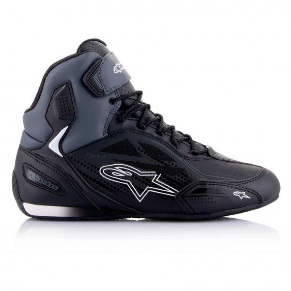 Alpinestars FASTER-3 DRYSTAR Riding Shoes - Black Grey Yellow Fluo