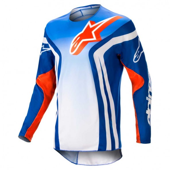 THOR Ph4se MX Motocross Jersey, Blue/White, XS (4-5)