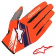 Alpinestars NEO MX Gloves - Orange Fluo Dark Blue