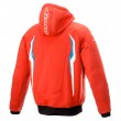 Alpinestars HONDA CHROME V2 SPORT Motorcycle Hoodie - Bright Red Blue