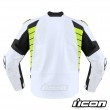 Icon HYPERSPORT2 PRIME Motorcycle Jacket - White Hi-Viz