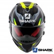 Shark RACE-R PRO CARBON ASPY Full Face Motorcycle Helmet - Black Anthracite Yellow