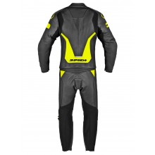 Spidi LASER TOURING Motorcycle 2pc Leather Suit - Black Yellow