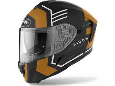 AIROH MXS31 casco integrale matryx scope grigio chiaro giallo